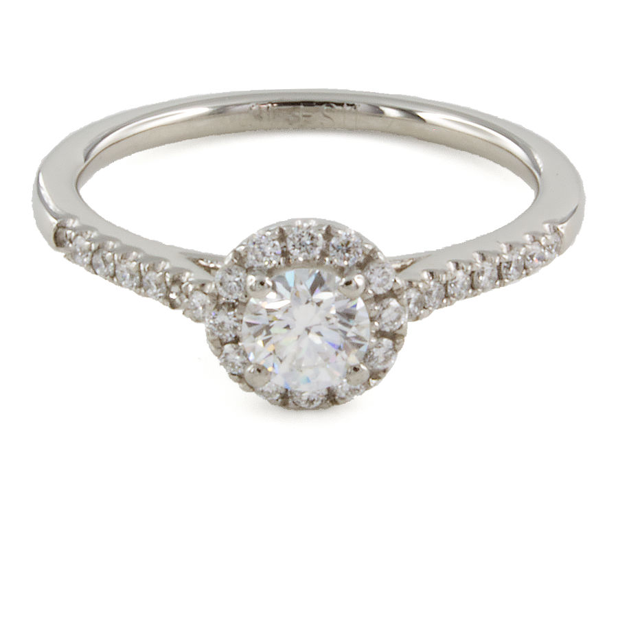 Platinum Diamond Ring size K